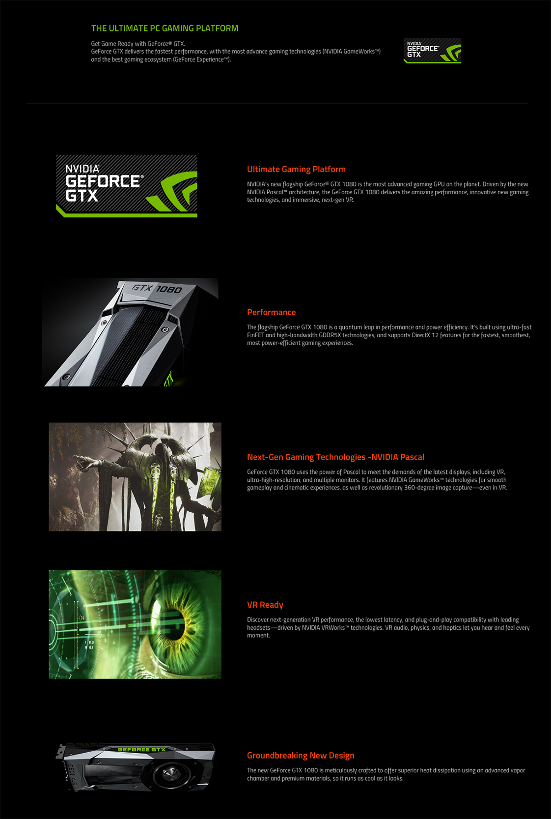 Gigabyte GeForce GTX 1080 Founders Edition, 8GB