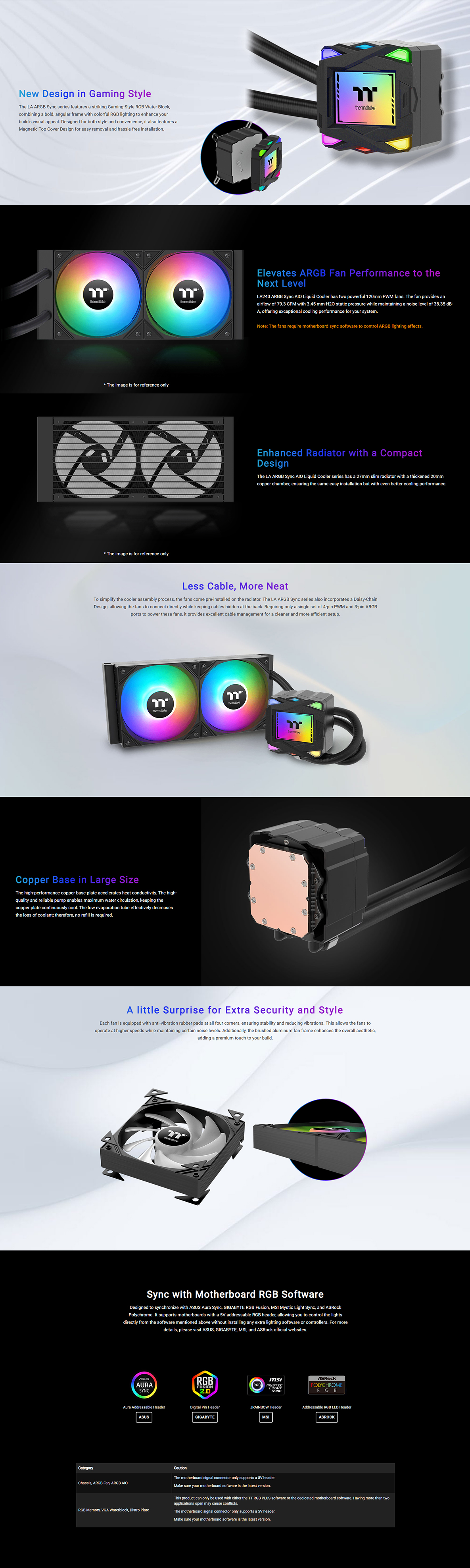 Thermaltake LA360 ARGB Sync AIO Liquid CPU Cooler
