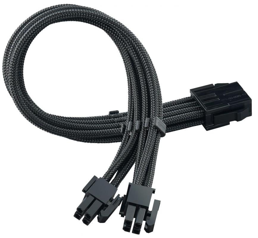 SilverStone PP06B-PCIE55 - PCI-E 8pin(6 2) - Male / Male - 0.55 m