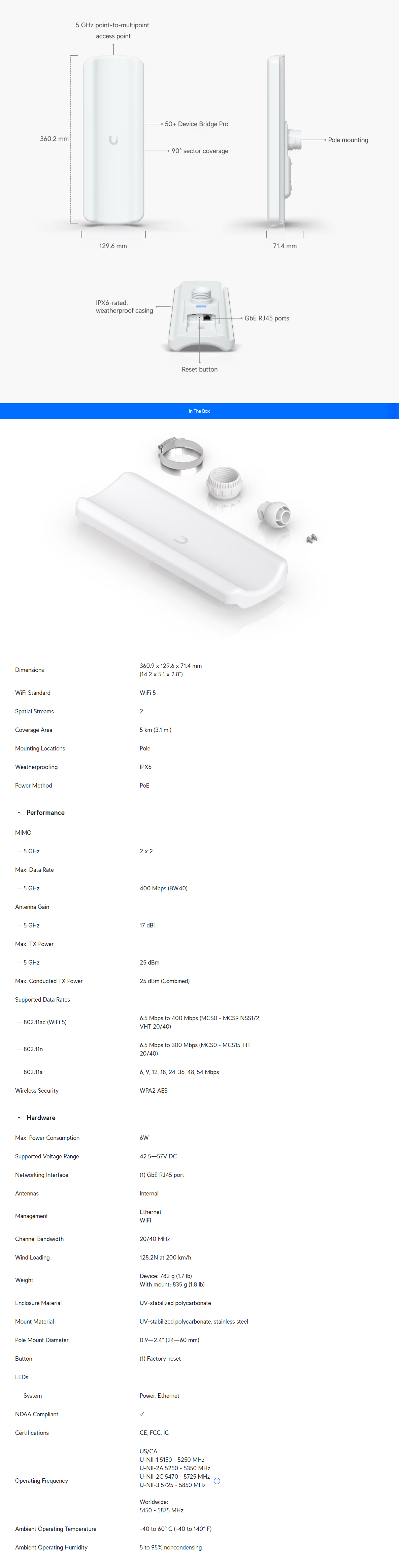 Ubiquiti Device Bridge Pro Sector