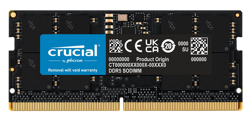Crucial CT16G56C46S5 16GB (1x16GB) 5600MHz DDR5 SODIMM | Scorptec