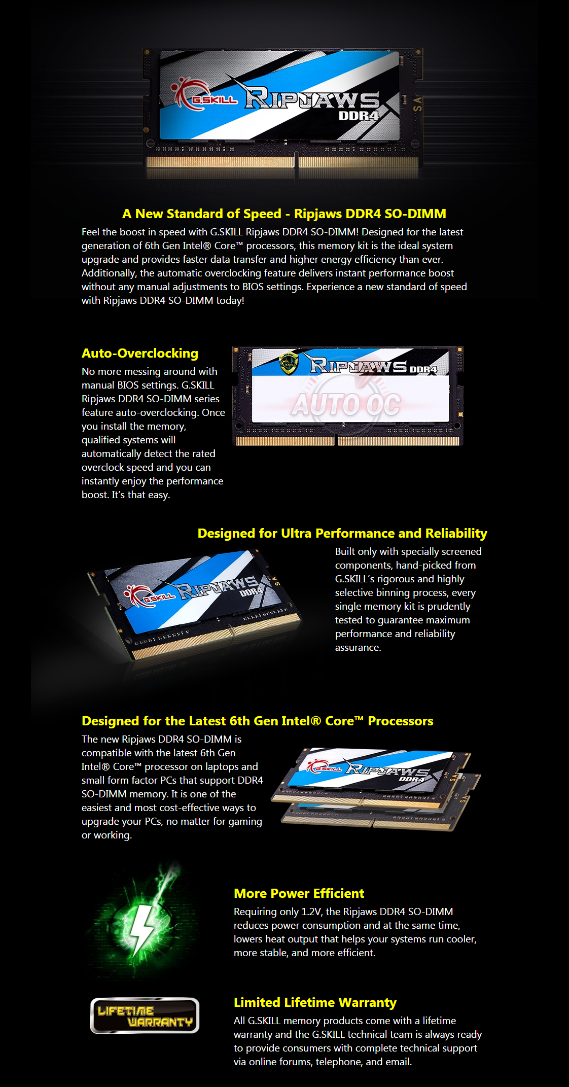 Buy G Skill Ripjaws F4 2400C16S 16GRS 16GB 1x16GB 2400MHz DDR4 SODIMM Memory Scorptec 