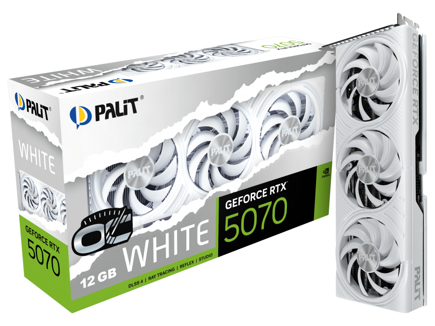 Palit GeForce RTX 5070 WHITE OC 12GB