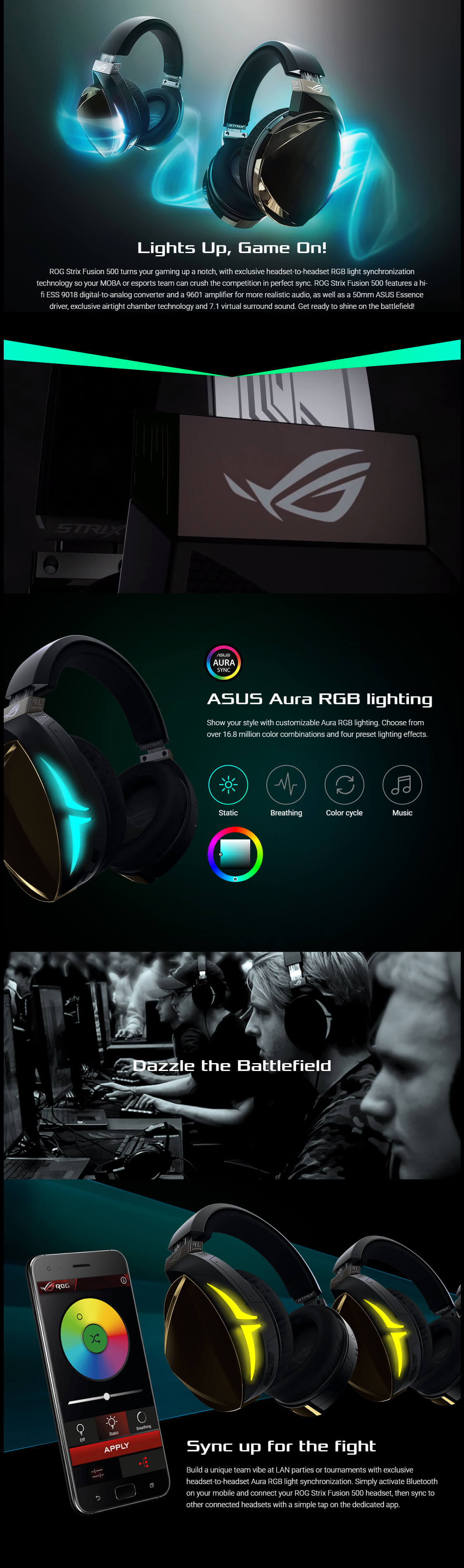 Buy ASUS ROG Strix Fusion 500 RGB 
