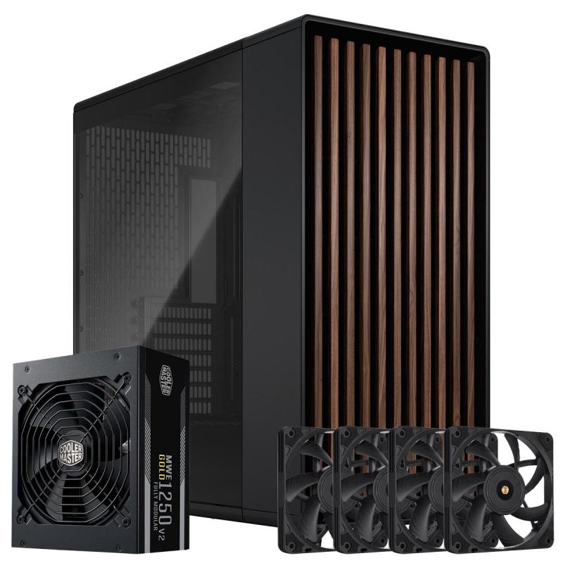 Fractal Design North XL Charcoal Black TG Dark E-ATX Case, No PSU